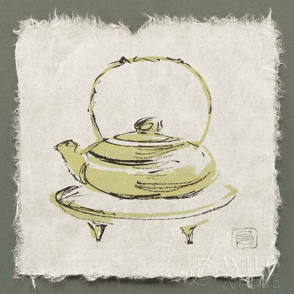 Green Teapot Poster Print by Chris Paschke Image 1