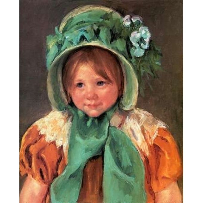 Sara In A Green Bonnet 1901 Poster Print by Mary Cassatt Image 2