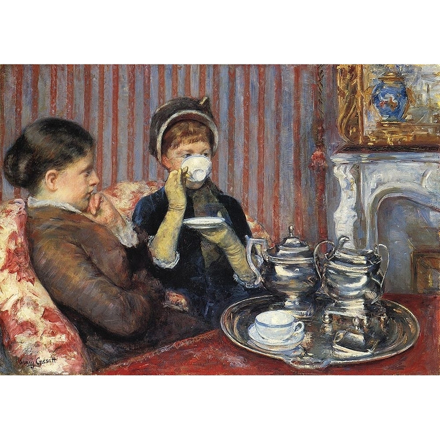 The Tea 1880 Poster Print by Mary Cassatt Image 1