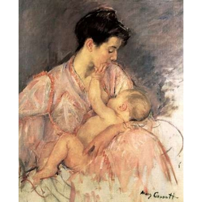 Sketch For Mother Jeanne Nursing Her Baby 1906 Poster Print by Mary Cassatt Image 1