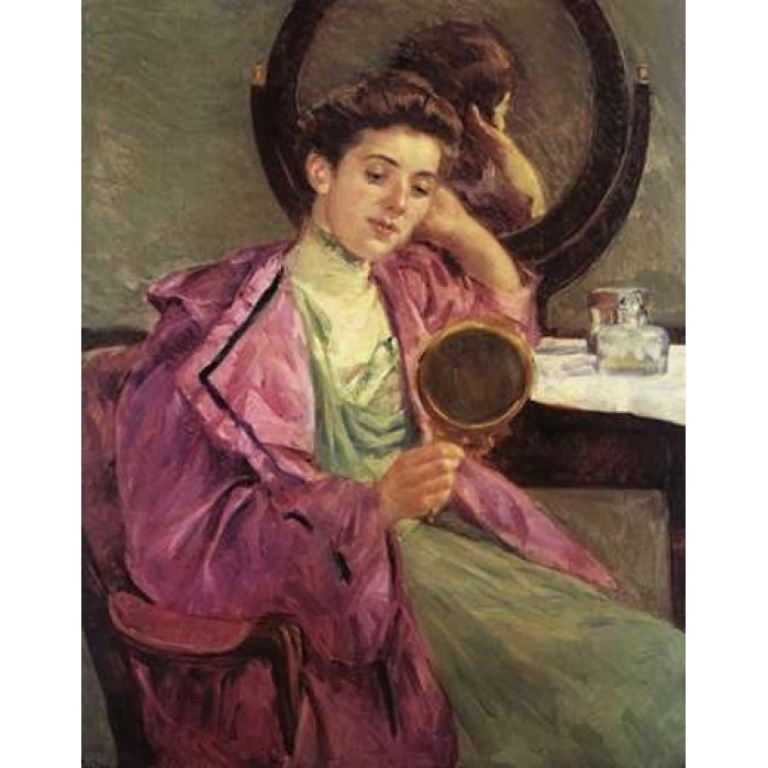 Woman At Her Toilette 1909 Poster Print by Mary Cassatt Image 1