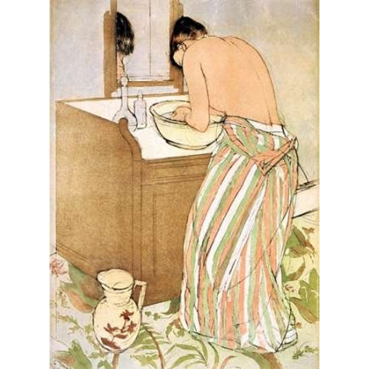 Woman Bathing I 1891 Poster Print by Mary Cassatt Image 2