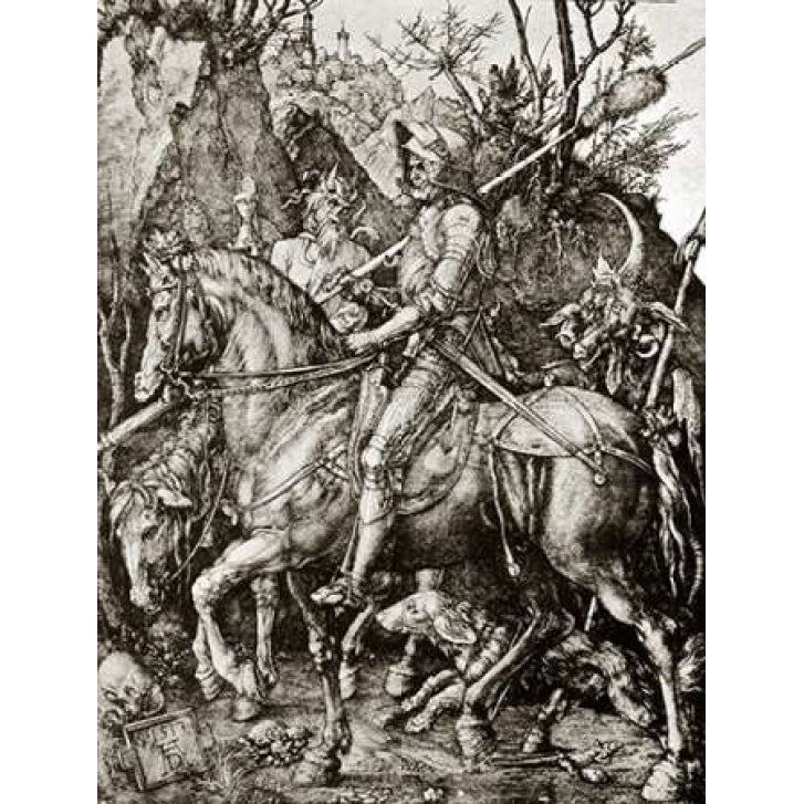 Knight Death And The Devil Poster Print by Albrecht Durer Image 2