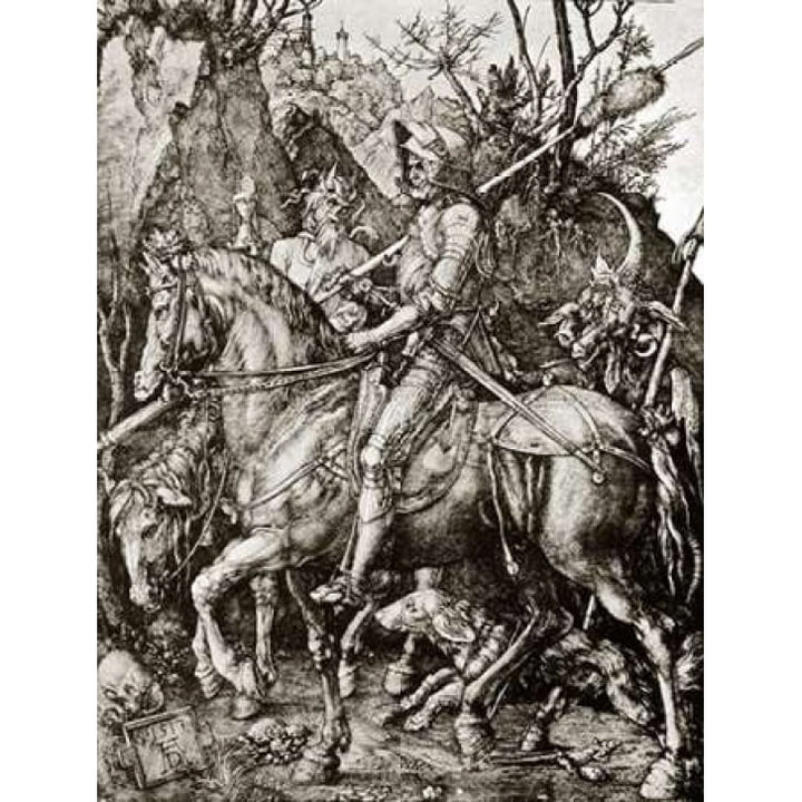 Knight Death And The Devil Poster Print by Albrecht Durer Image 1