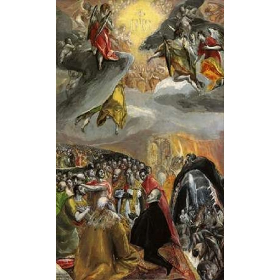 The Adoration Of The Name Of Jesus Poster Print by El Greco Image 1