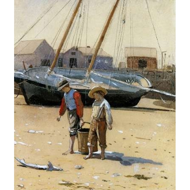 The Basket Of Clams 1873 Poster Print by Winslow Homer Image 1