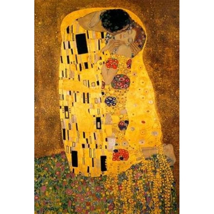 The Kiss - detail 1 Poster Print by Gustav Klimt Image 1