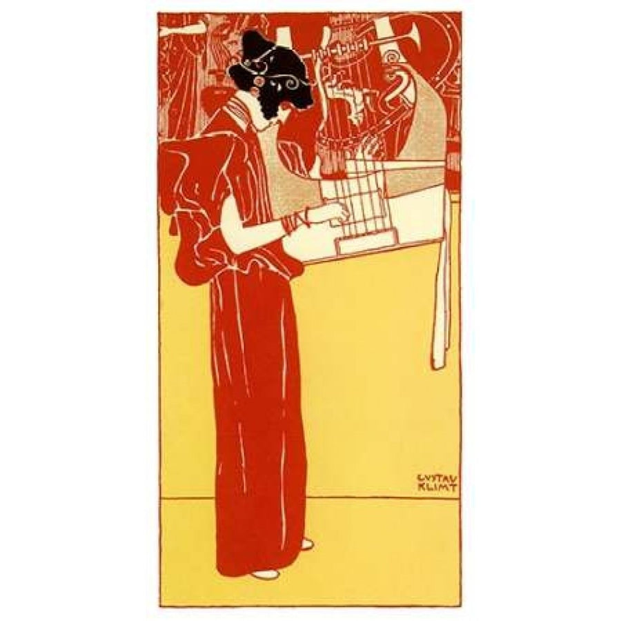 Vignette Of Music 1901 Poster Print by Gustav Klimt Image 1