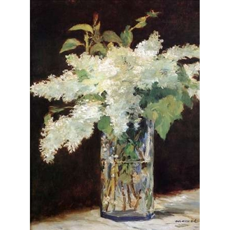 White Lilacs Poster Print by Edouard Manet Image 2