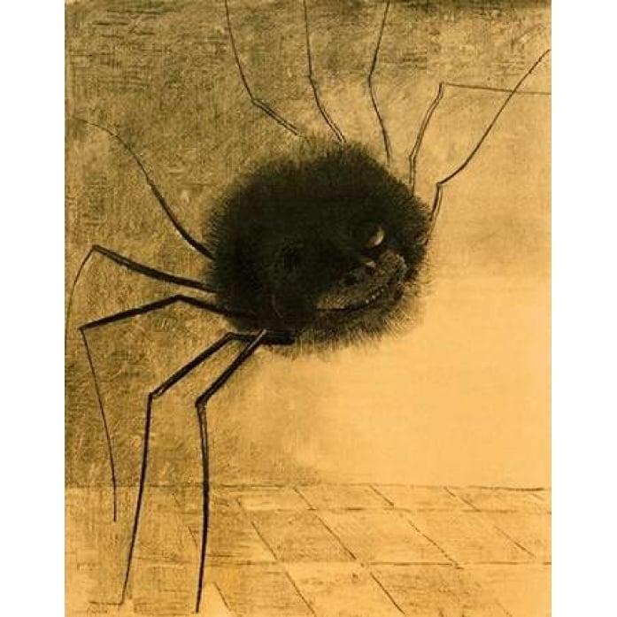 The Smiling Spider Poster Print by Odilion Redon Image 1