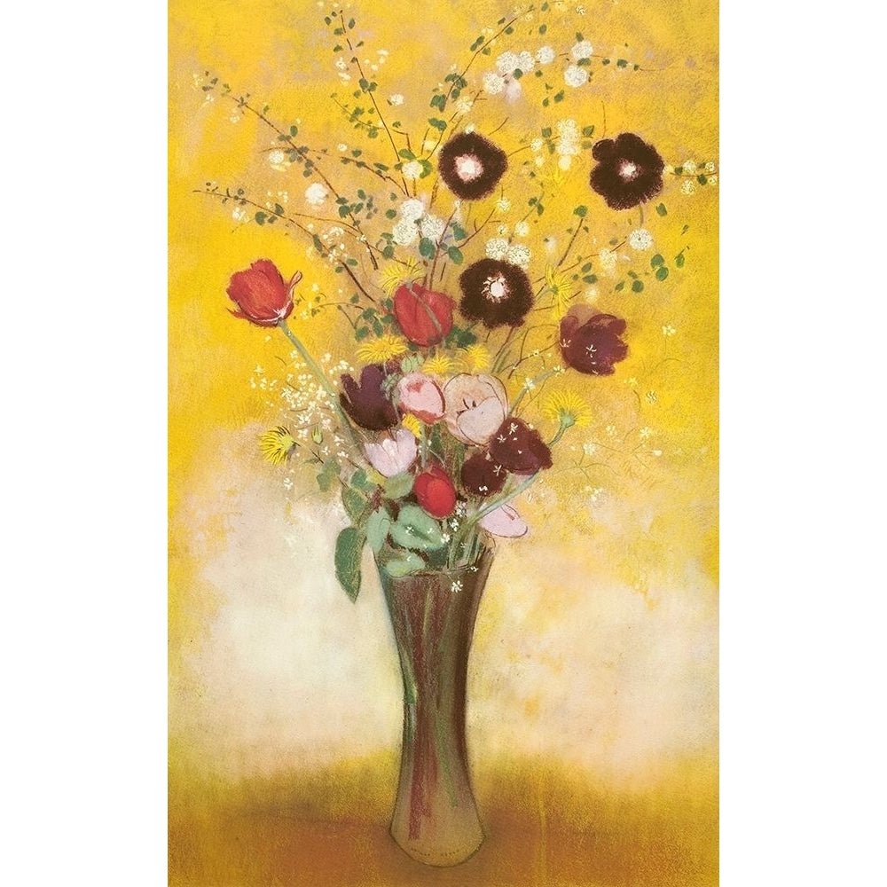 Vase Of Flowers 1916 Poster Print by Odilon Redon Image 1