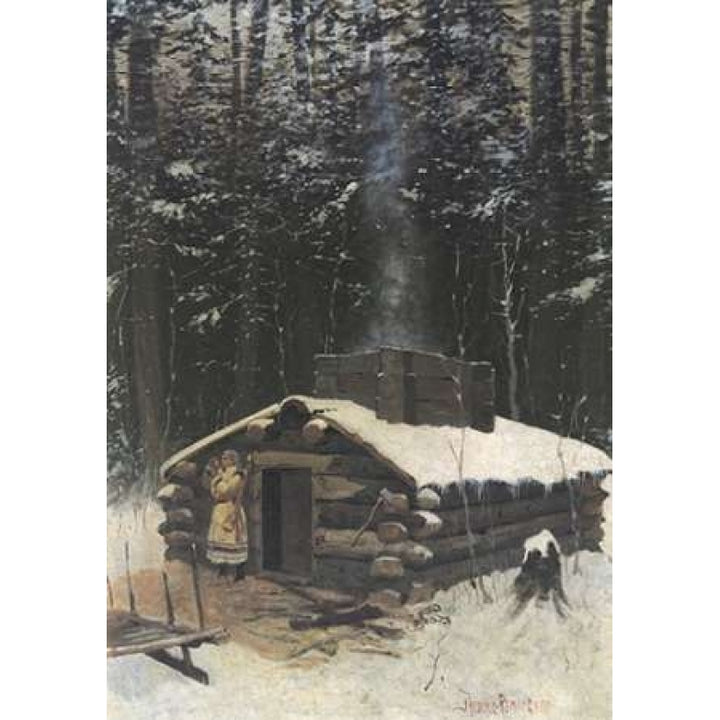 Antoines Cabin Poster Print by Frederic Remington Image 2