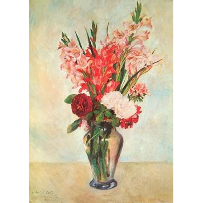 Gladiolas Poster Print by Pierre-Auguste Renoir Image 2