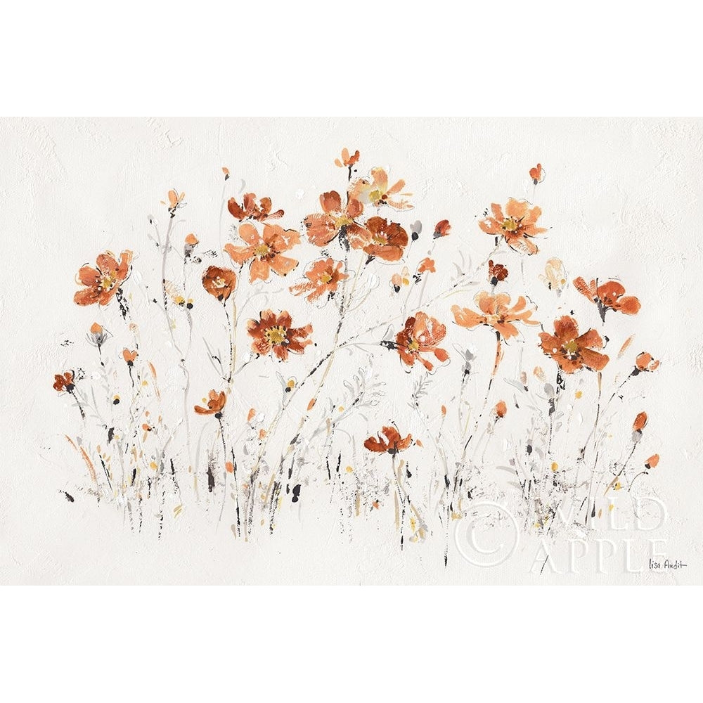 Wildflowers I Orange Poster Print by Lisa Audit Image 1