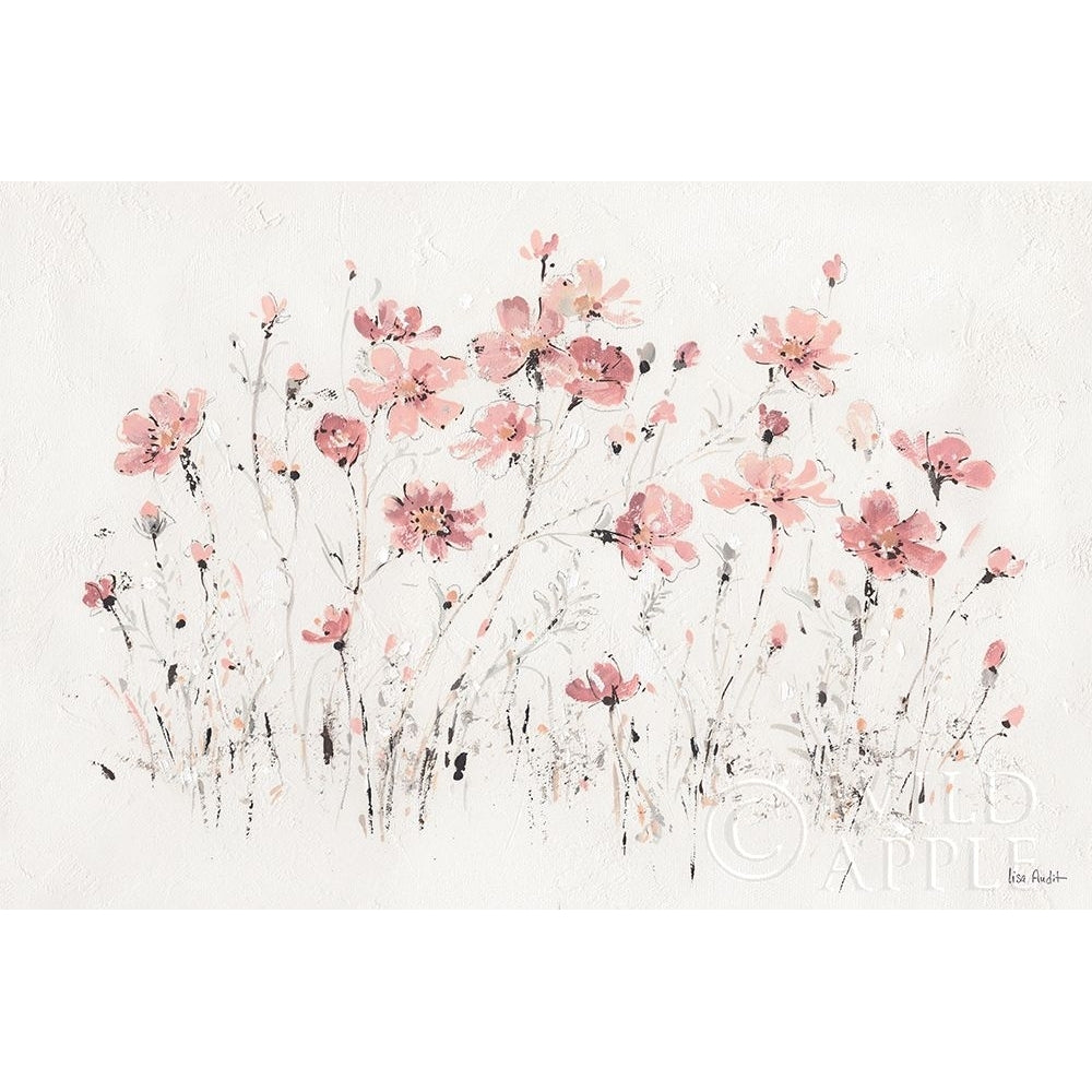 Wildflowers I Pink Poster Print by Lisa Audit Image 1