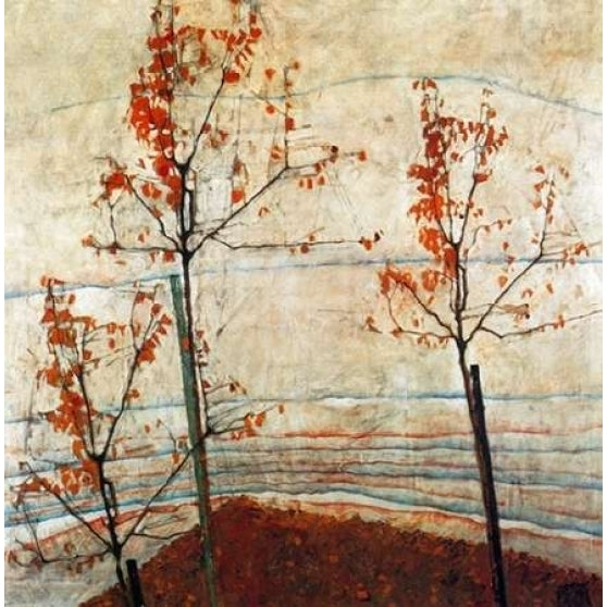 Autumn Trees 1911 Poster Print by Egon Schiele Image 2