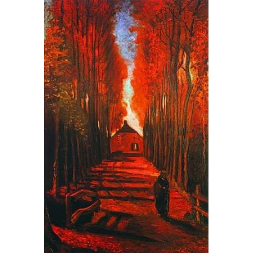 Lane Autumn Poster Print by Vincent Van Gogh Image 2