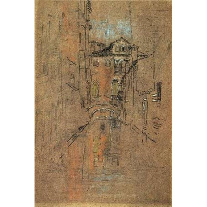 Canal 1879 Poster Print by James McNeill Whistler Image 1