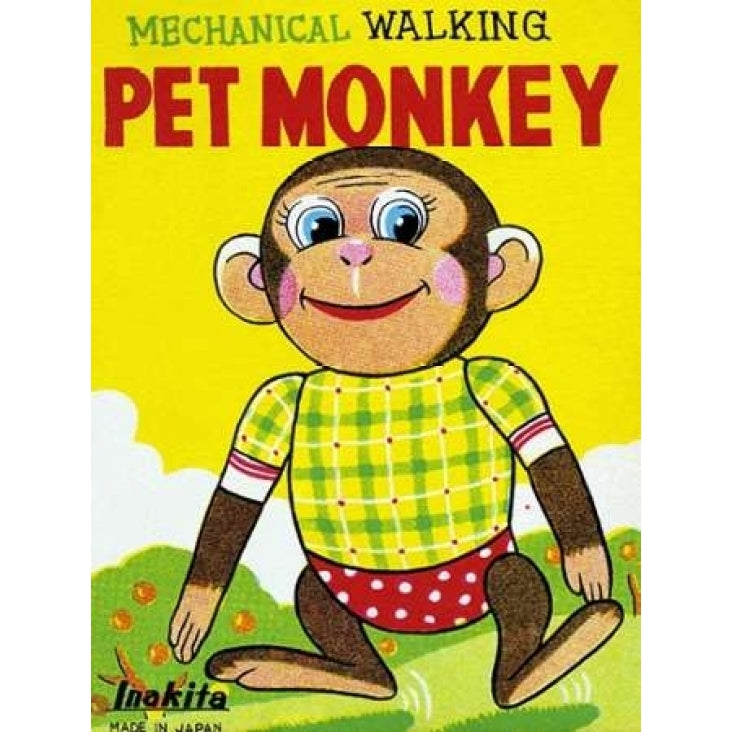 Mechanical Walking Pet Monkey Poster Print by Retrobot Image 2