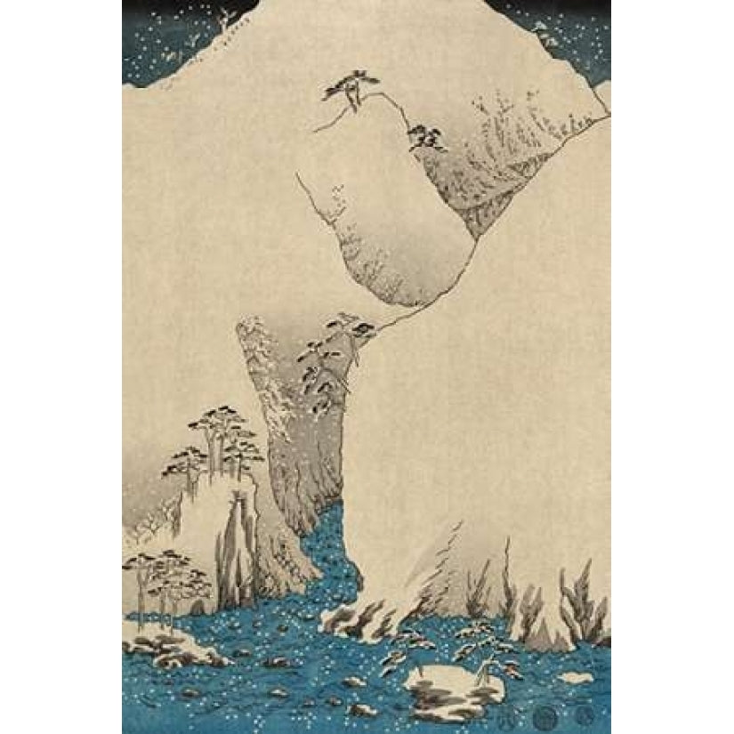 Mountains and rivers on the Kiso Road 2 Poster Print by Ando Hiroshige Image 2