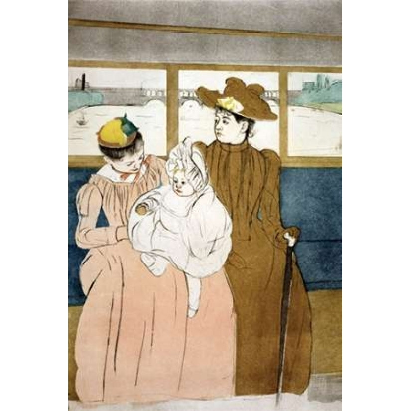 In the Omnibus Poster Print by Mary Cassatt Image 1