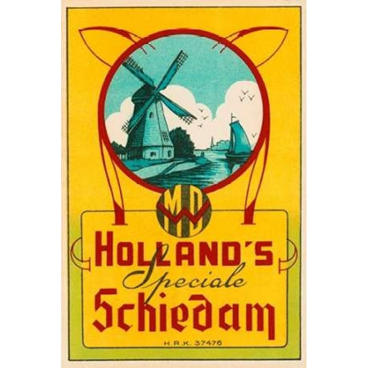 Hollands Speciale Schiedam Poster Print by Vintage Booze Labels Image 1