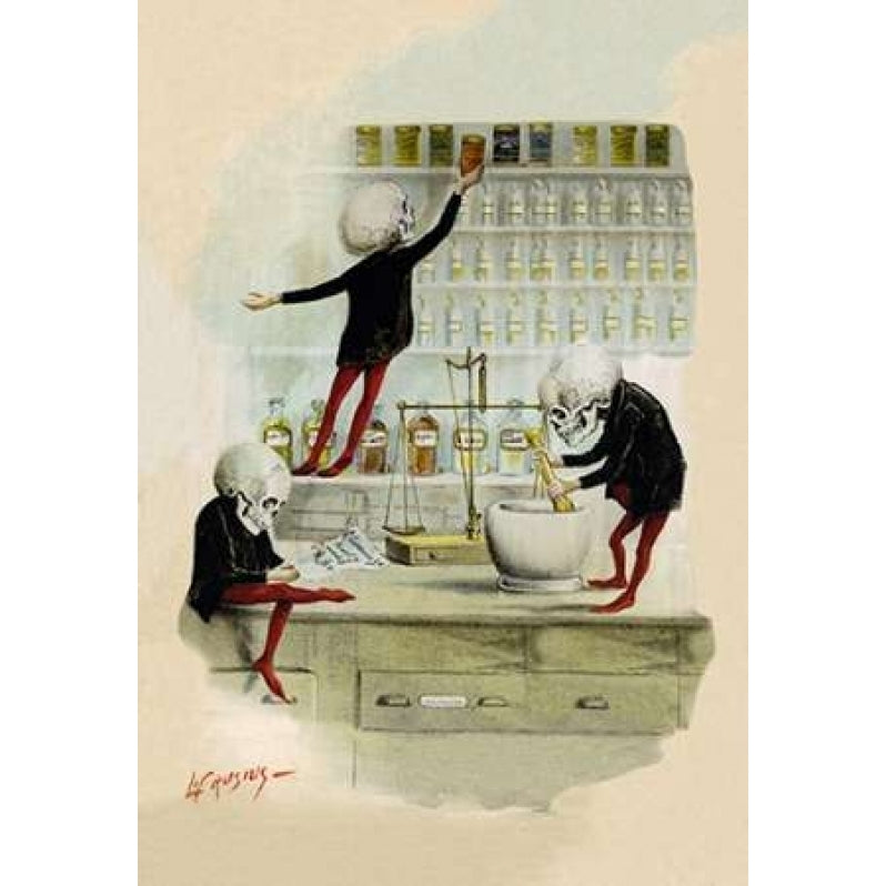 Death in the Lab Poster Print by Frusius Image 1