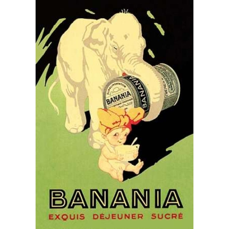 Banania Exquis Dejeuner Sucre Poster Print by Vintage Elephant Image 1