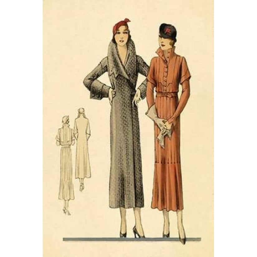 Fashions for Urban Ladies Poster Print by Vintage Fashion Image 2