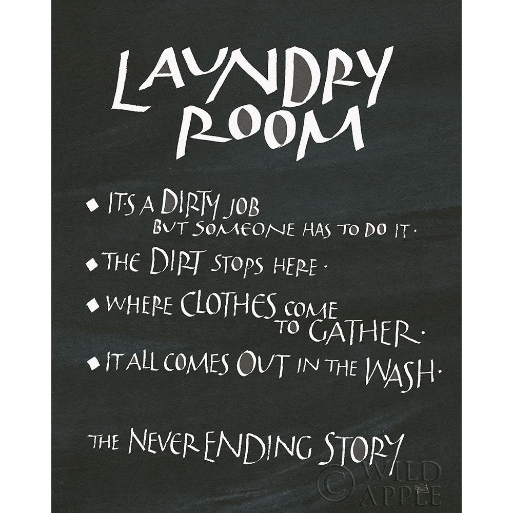 Laundry Room Sayings Poster Print by Chris Paschke Image 2