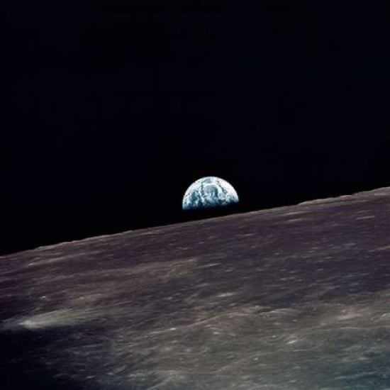 Earthrise viewed from Apollo 10 1969 Poster Print by NASA Image 1