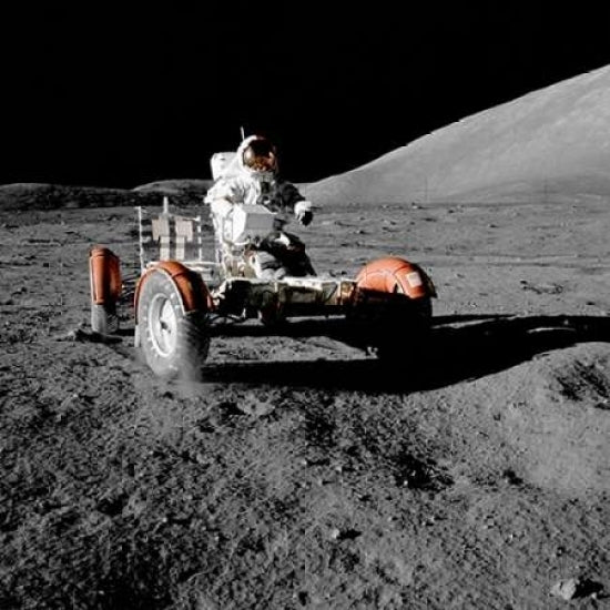 Lunar Roving Vehicle Apollo 17 1972 Poster Print by NASA Image 1