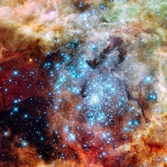 Merging Clusters in 30 Doradus Poster Print by NASA Image 2