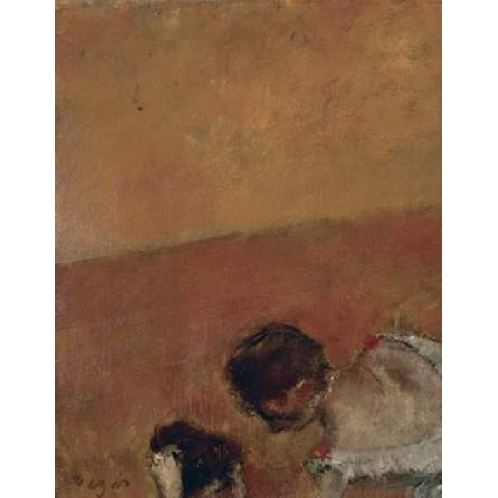 Danseuses Montant Un Escalier - left Poster Print by Edgar Degas Image 1