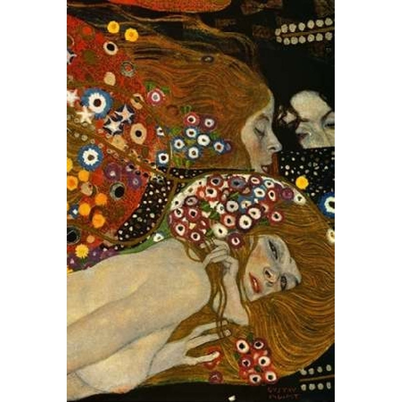 Sea Serpents V - right Poster Print by Gustav Klimt Image 2