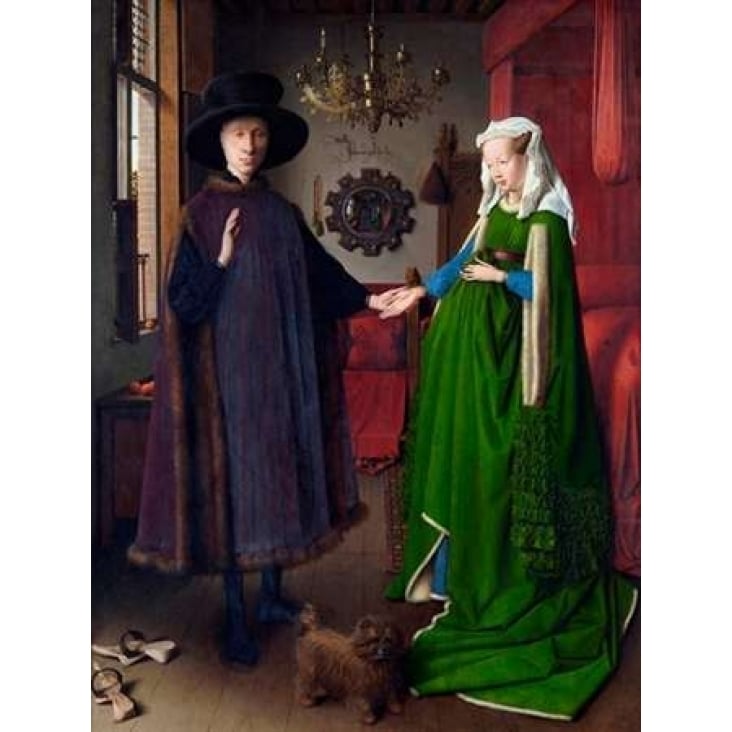 I coniugi Arnolfini Poster Print by Jan Van Eyck Image 2