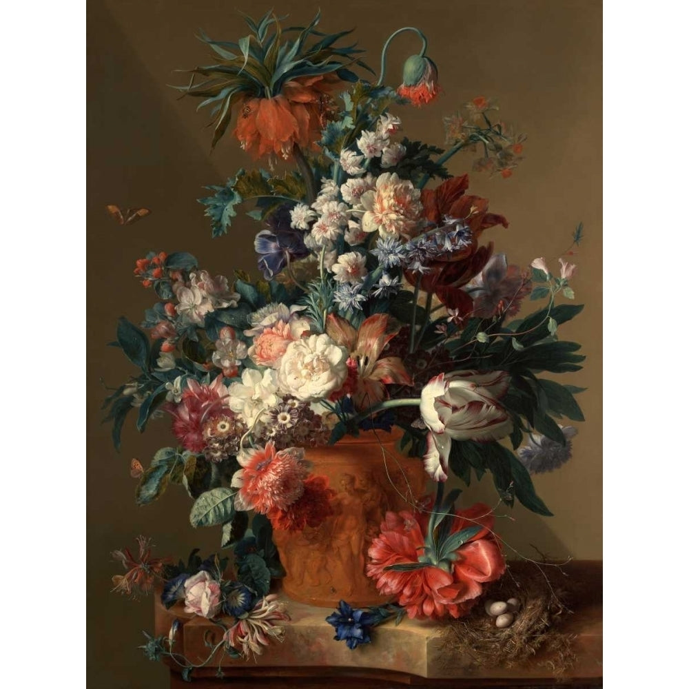 Vase Poster Print by Jan van Huysum Image 1