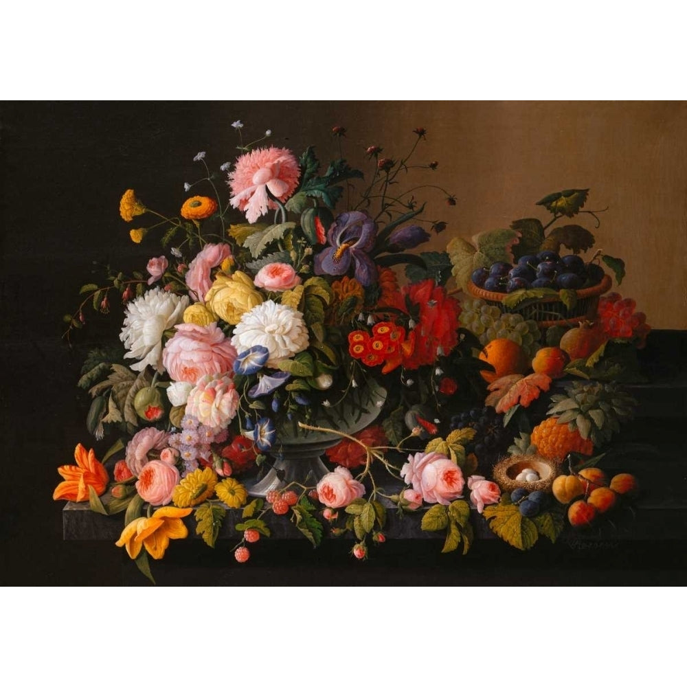 Flowers and Fruits Poster Print by Severin Roesen Image 2