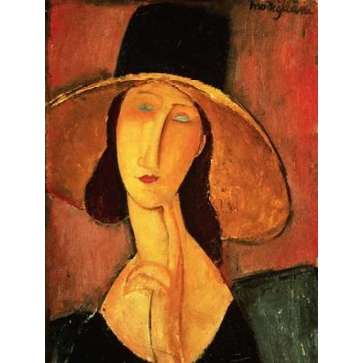 Portrait of Jeanne Hebuterne Poster Print by Amedeo Modigliani Image 1