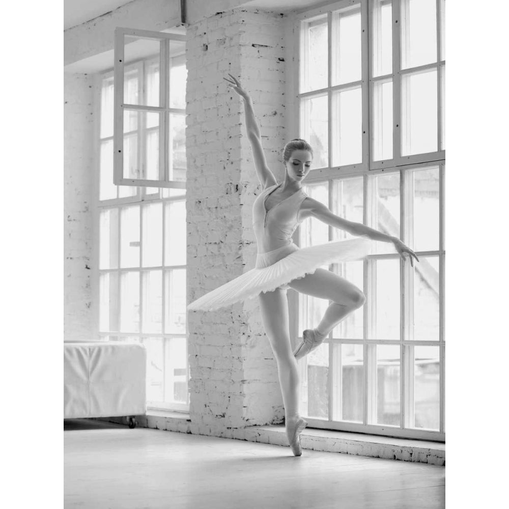 Ballerina Rehearsing Poster Print by Haute Photo Collection Image 2