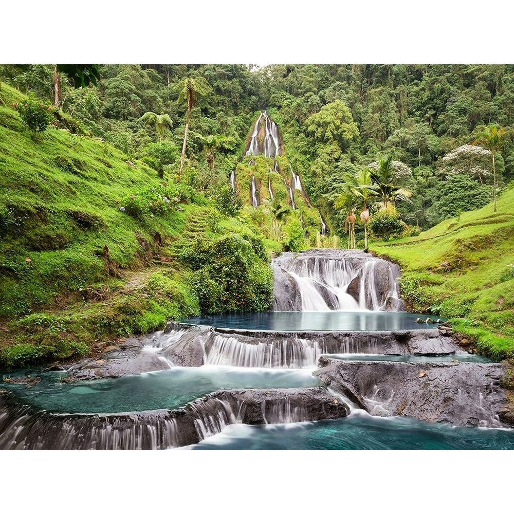 Waterfall in Santa Rosa de Cabal Colombia Poster Print by Pangea Images Pangea Images Image 1