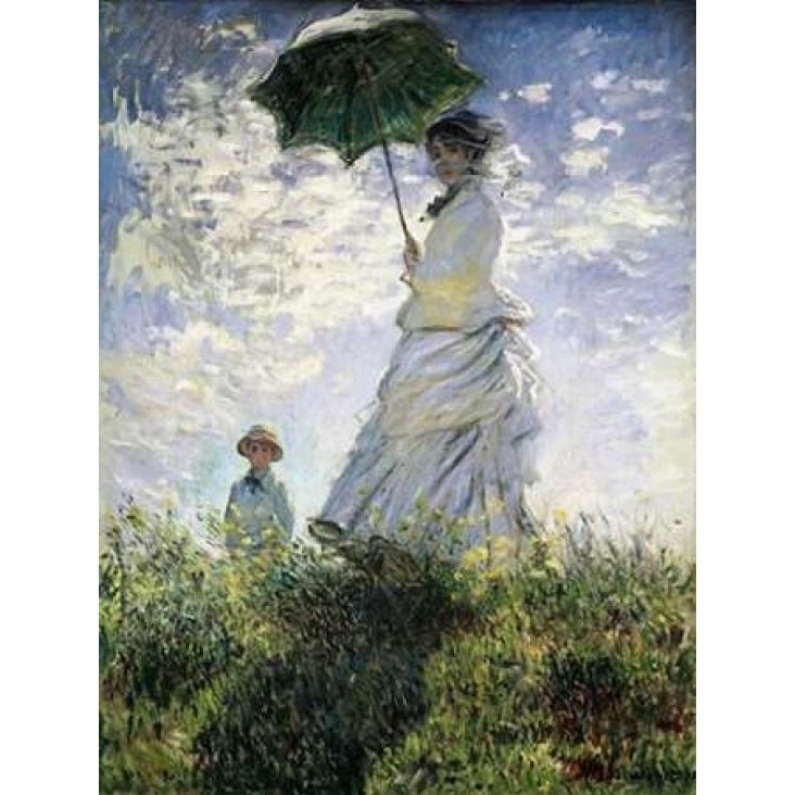 Femme a l??ombrelle Poster Print by Claude Monet Image 1