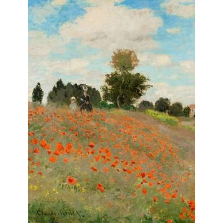 Coquelicots Poster Print by Claude Monet Image 2