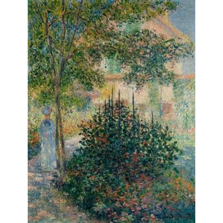 In the Garden at Argenteuil Poster Print by Claude Monet Image 1