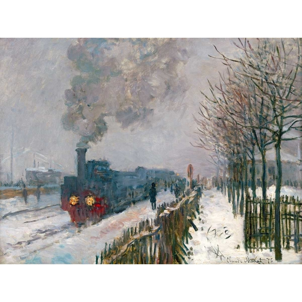 Le train dans la neige Poster Print by Claude Monet Image 2