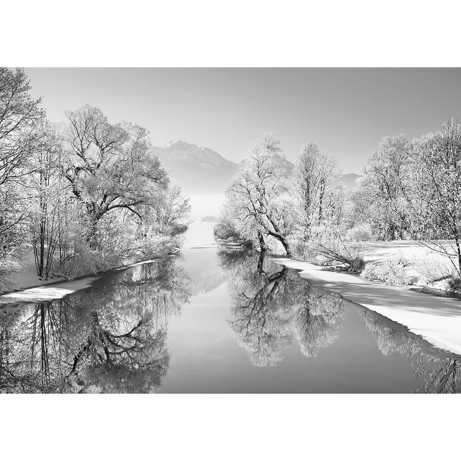 Winter Landscape At Loisach Germany Poster Print by Krahmer Frank Image 1