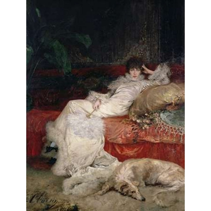 Sarah Bernhardt Poster Print by Georges Clairin Image 1