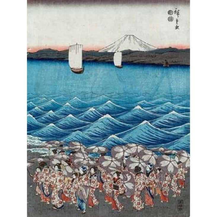 Opening celebration of Benzaiten III Poster Print by Ando Hiroshige Image 1