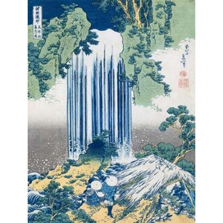 The Yoro Falls ca. 1830-1831 Poster Print by Hokusai Image 1