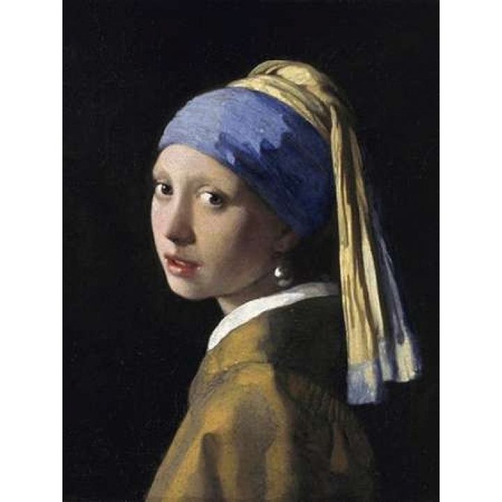 Girl With A Pearl Earring Poster Print by Jan Vermeer Image 1